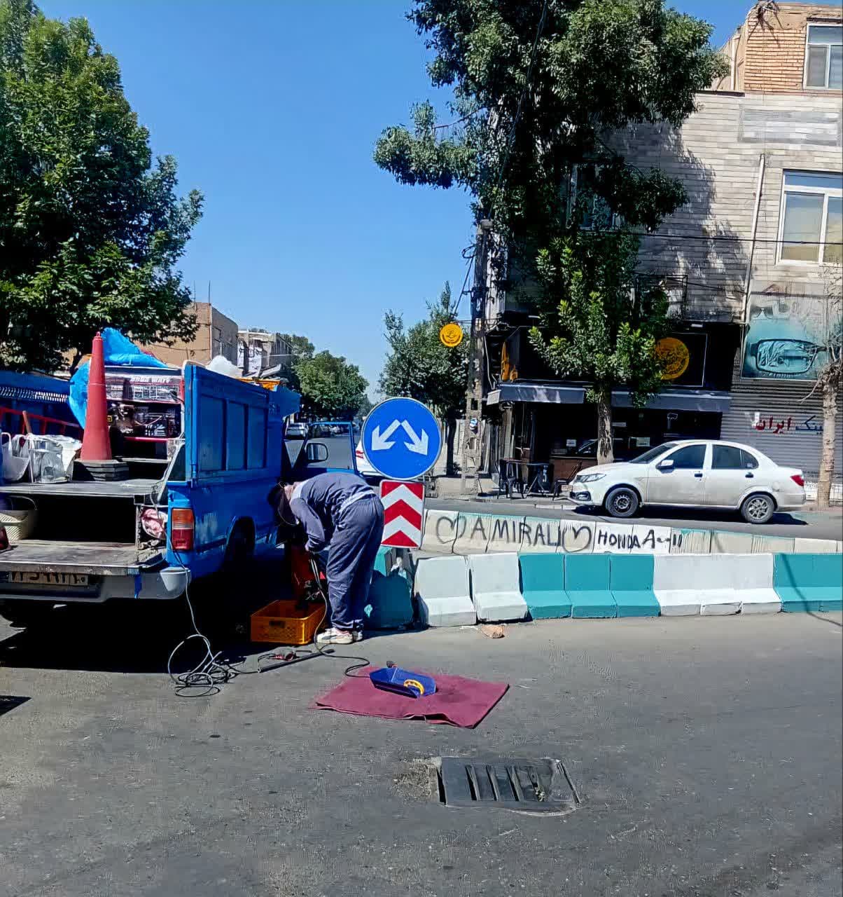 اقدامات صورت گرفته توسط اکیپ اجرایی توسط سازمان مدیریت و مهندسی شبکه حمل و نقل شهری در روزهای اخیر: