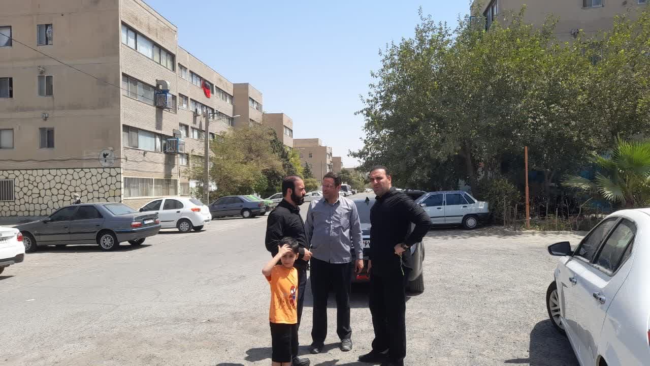 بازدید از معابر مجتمع اکباتان واوان