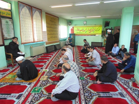 برگزاری مراسم سوگواری شهادت حضرت امام علی (ع) در نمازخانه شهرداری مرکز