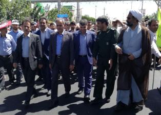 راهپیمایی با شکوه روز قدس در اسلامشهر برگزار شد.
