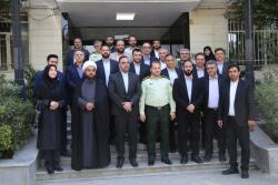 دیدار شهردار و رئیس و اعضای شورای اسلامی شهر با فرمانده و پرسنل نیروی انتظامی اسلامشهر