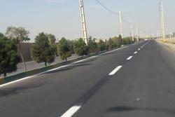 اجرای خط کشی محوری در خیابانهای سطح شهر